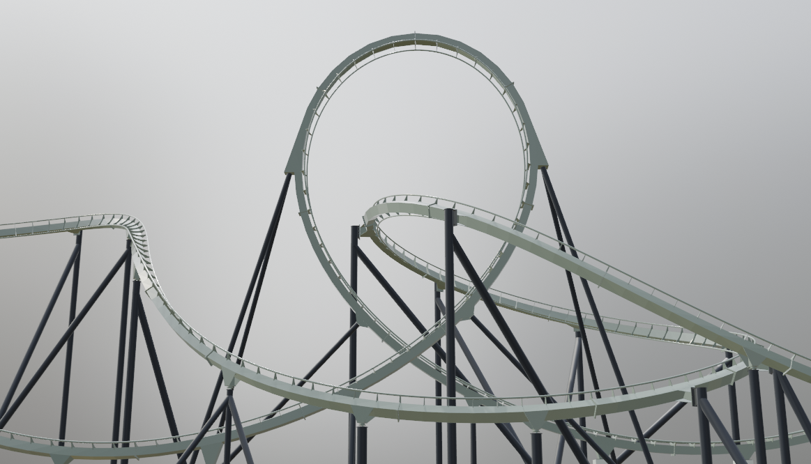 Georgia Scorcher - B&M Stand-Up Coaster